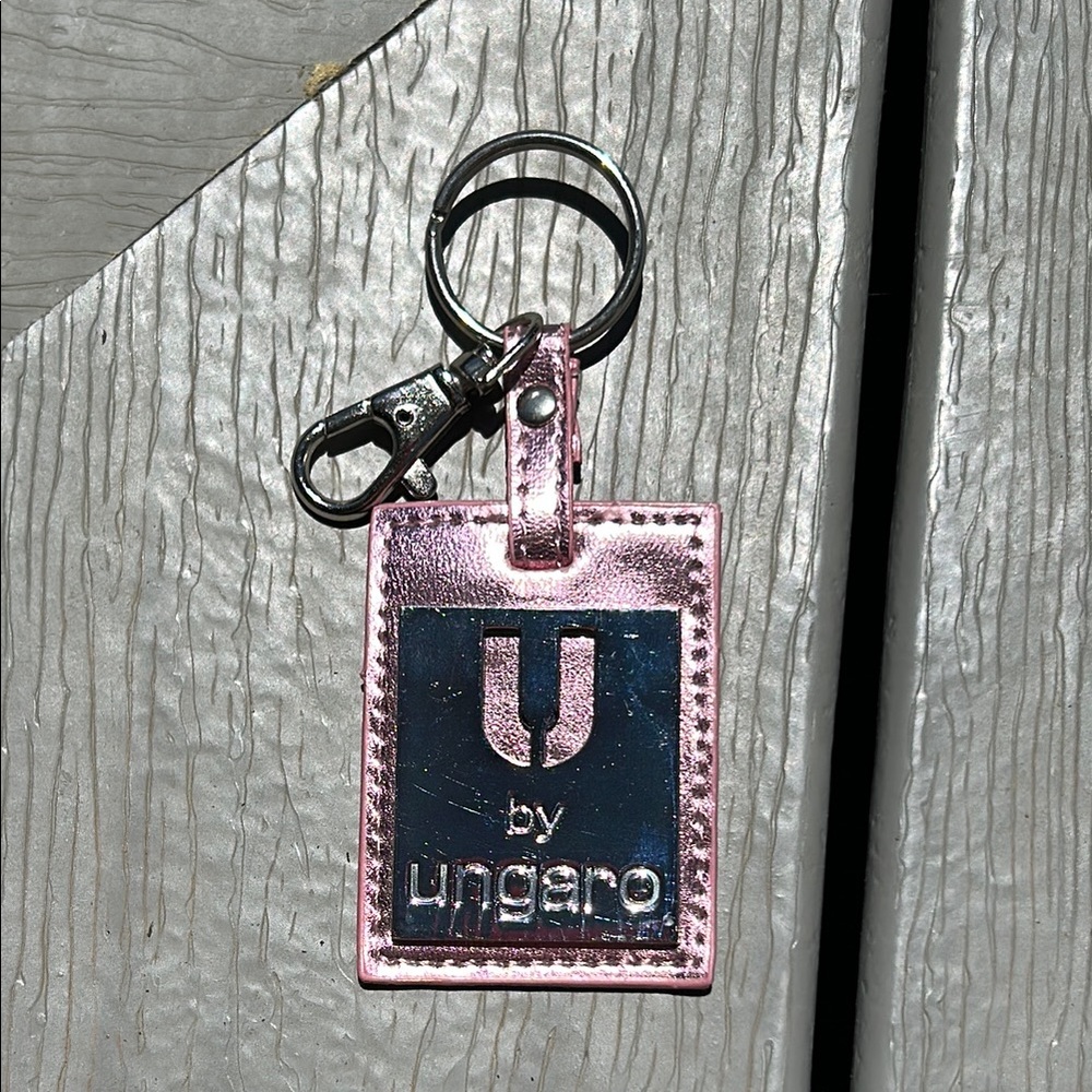 Pink and Silver Keychain by Ungaro